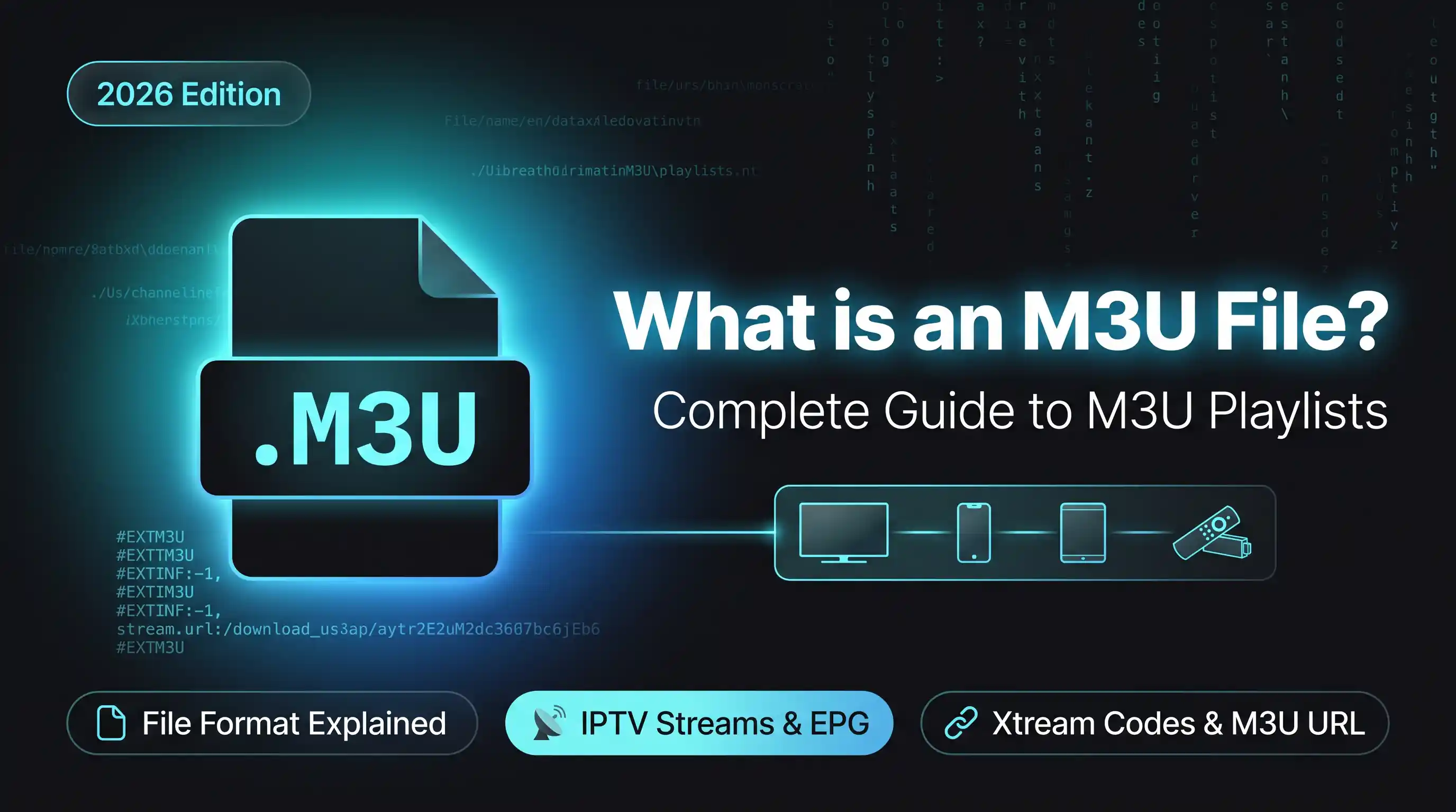 What is an M3U file — complete guide to M3U playlists